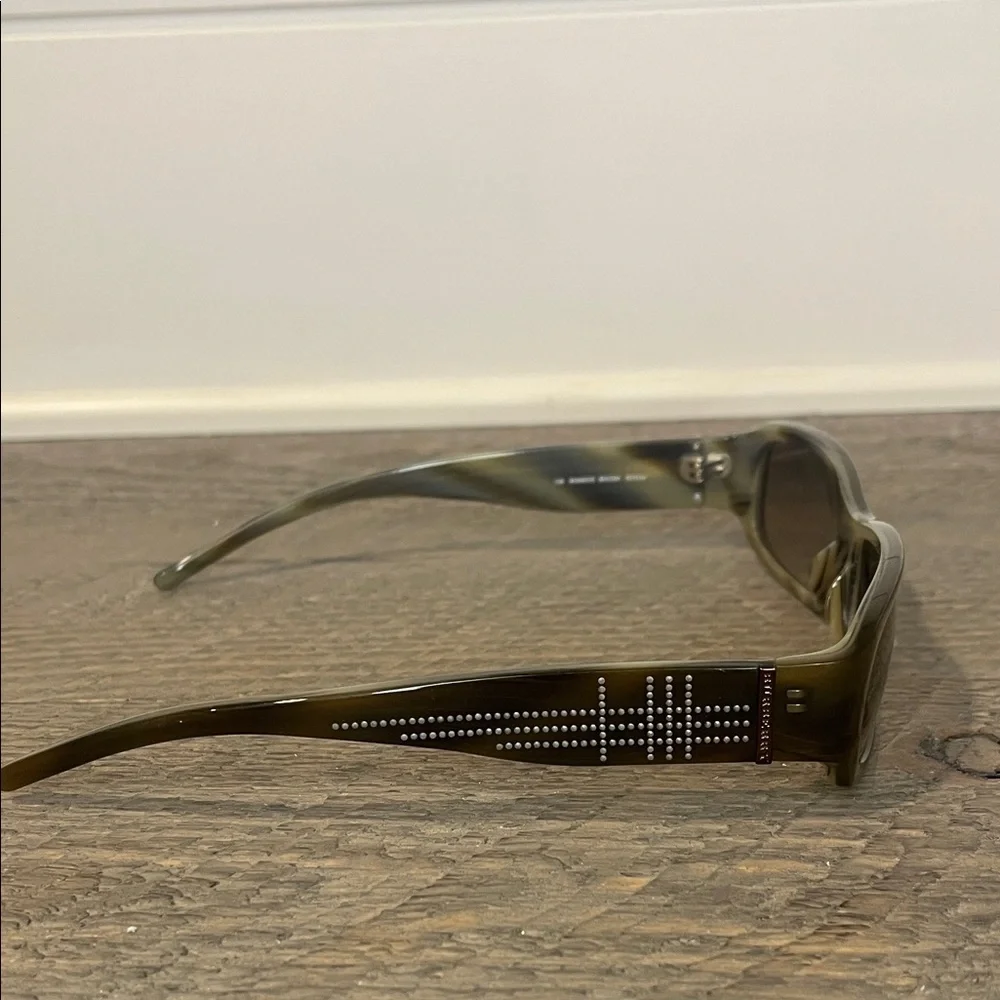 NWOT VTG Burberry 135 8483/S BXCD 57 14 Wmns Olive Nova Check Sunglasses - Picture 7 of 11